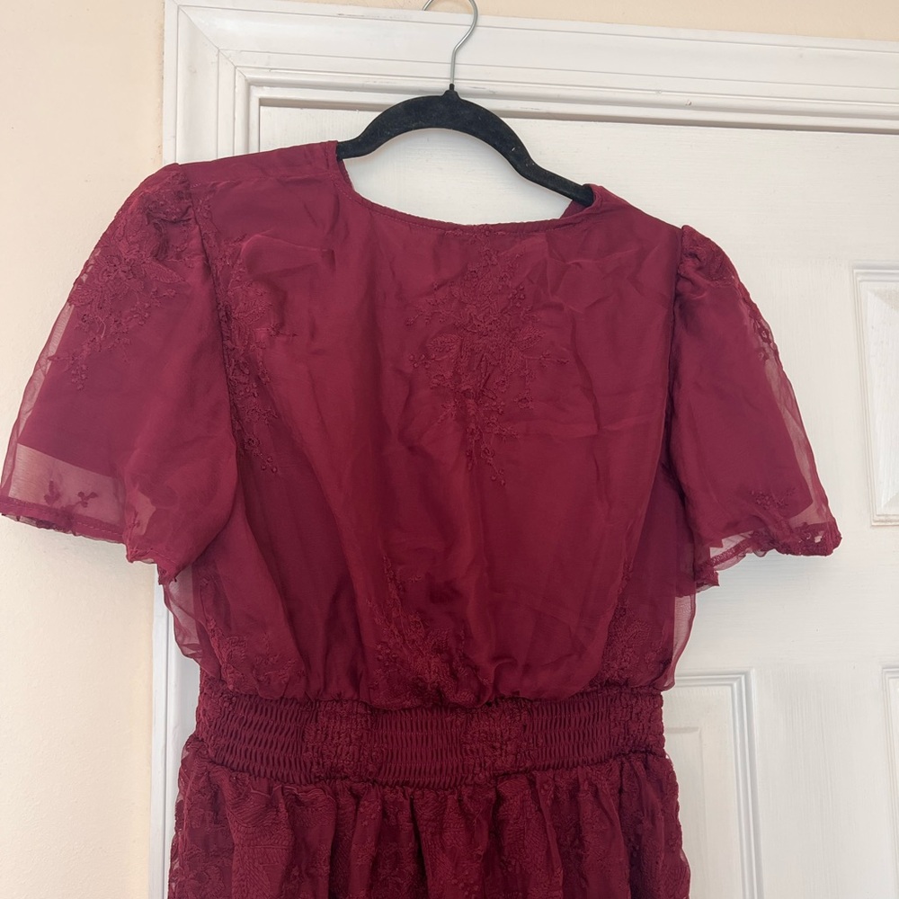 Orange Creek Plum Midi Dress - Picture 3 of 7